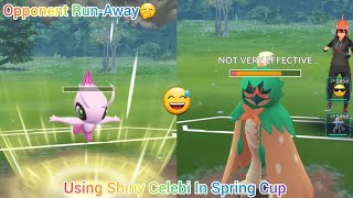 OMG!! Using Shiny Celebi In Spring Cup Great League Addition!! Pokemon Go Battle Leauge ( GBL)