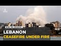 Ceasefire Talks In Washington Lebanon Calls On Israel To Honour April Truce 