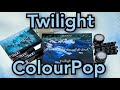 New twilight x colourpop collection with swatches and 2 eye looks
