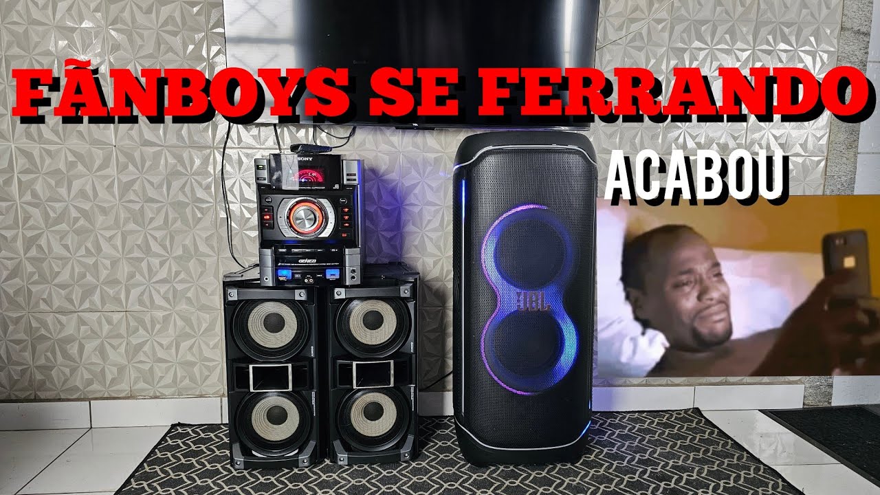 DEU RUIM! DUELO JBL PARTYBOX ULTIMATE VS SONY GTR6H RECADO AOS FANBOYS 😡