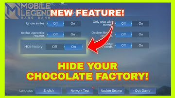 NEW! HOW TO HIDE YOUR HISTORY IN MOBILE LEGENDS BANG BANG 2022
