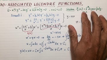 MM70: Associated Legendre functions