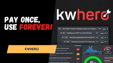 KWHero: AI-Powered SEO Content That Ranks & Converts 📈✍️ | AppSumo Deal