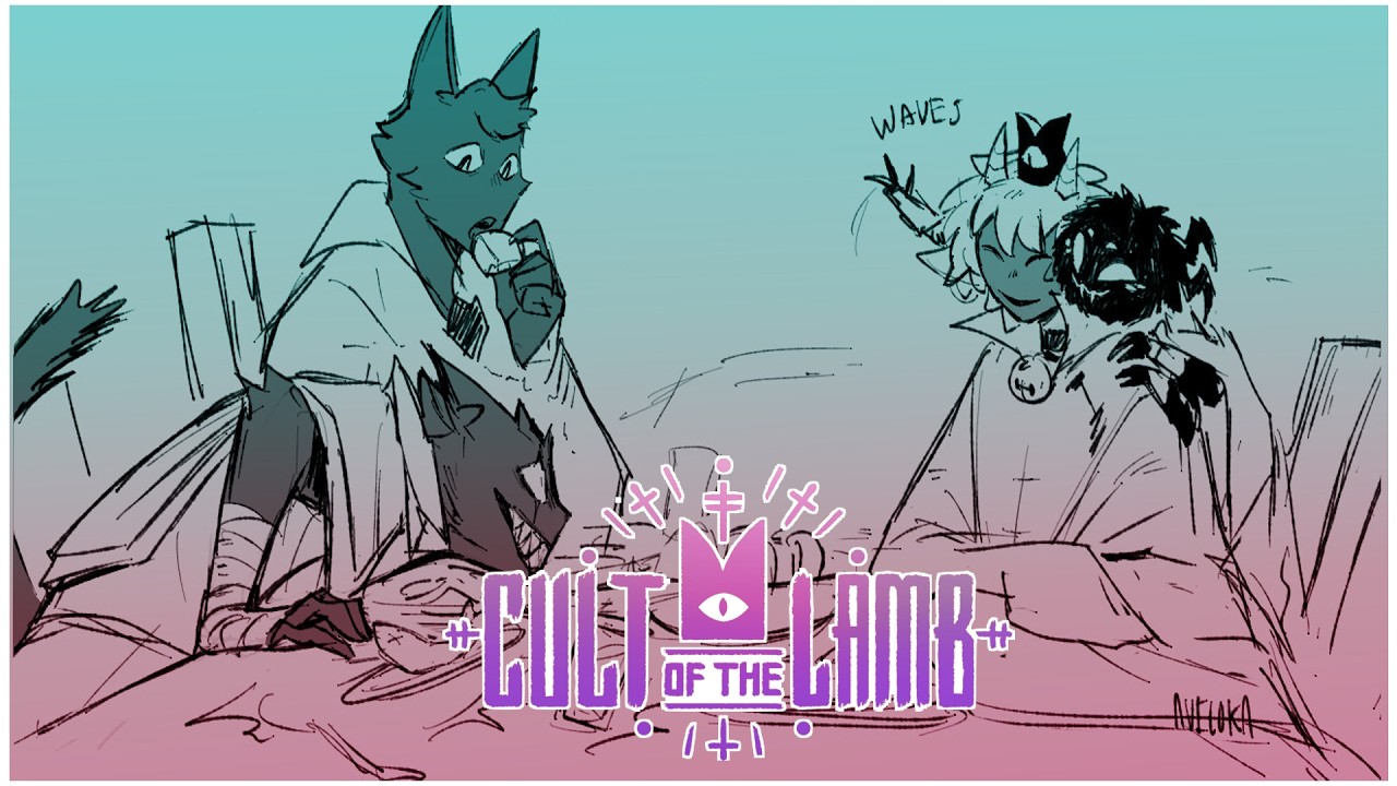 アニメ Nekobserver Lampcat The Kits Meet Webber || Cult of the Lamb Comic Dubs - YouTube