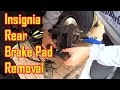 Opel Vauxhall Insignia Rear Brake Pad Removal & Refit Guide