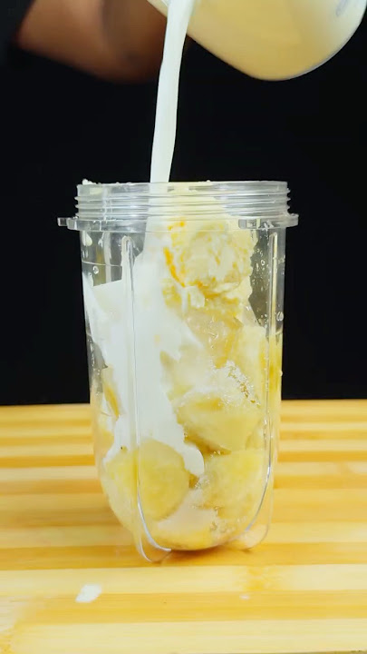 Banana Milkshake #asmr #cooking