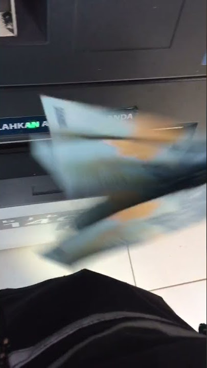 Video Mentahan Narik Uang Di ATM. Buat Prank temen.