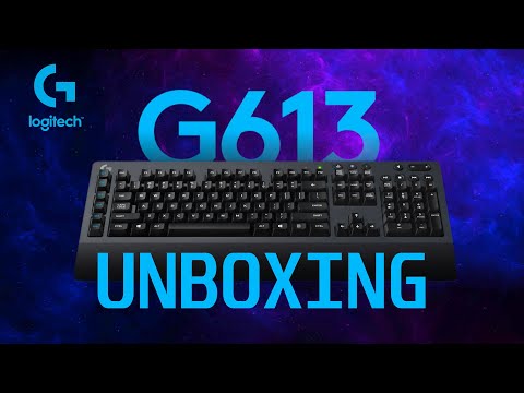 Logitech G613 Wireless Mechanical Gaming Keyboard Unboxing