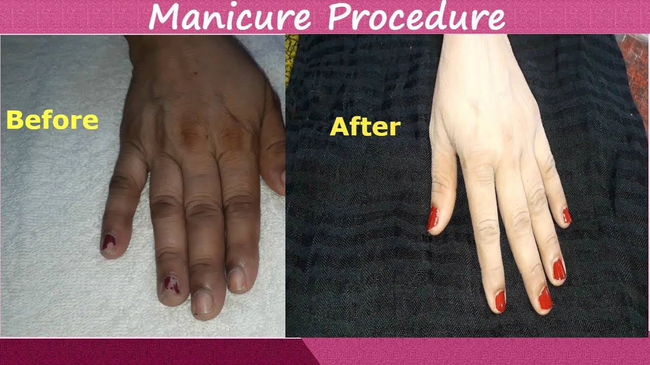 Best Salon Style Manicure Hand Whitening Manicure Step By Step At