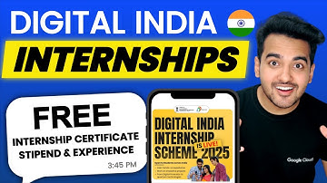Digital India Internship Scheme 2025: Free Internship, Certificate & Stipend | Govt Internship Open