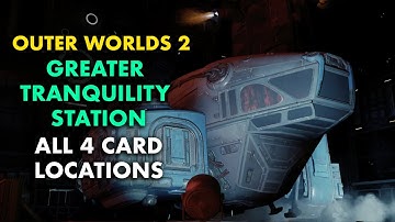 Outer Worlds 2 – All 4 Missable Pitchball Card Locations on Greater Tranquility Station