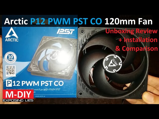 Arctic P12 PWM PST A-RGB 120 mm Fan Black