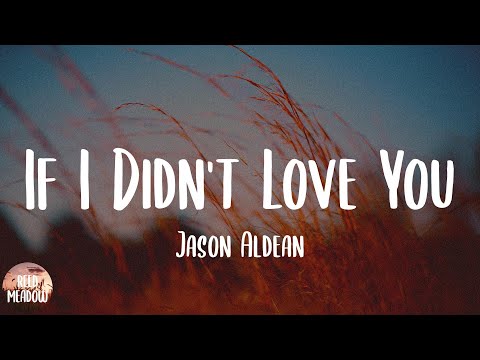Jason Aldean - If I Didn't Love You (Lyrics) I'd be good by now