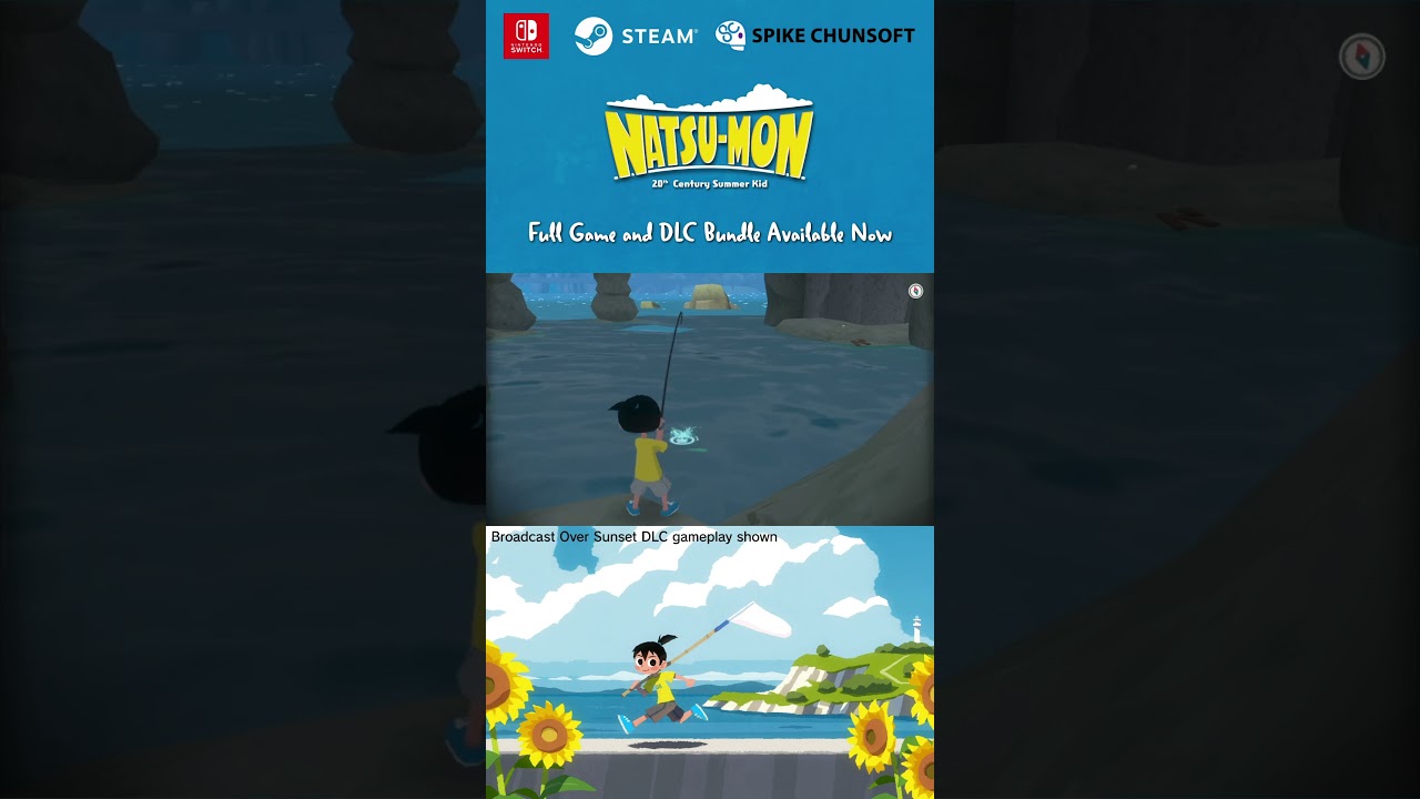 NATSU-MON : Vacances D'été Du 20e Siècle + Broadcast Over Sunset - Édition Japon Nintendo Switch NEUVE