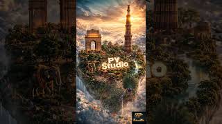प्यारी दिल्ली, PY Studio की नज़र से | Cinematic Floating Island (8K) #ytshorts #viralvideo #shorts