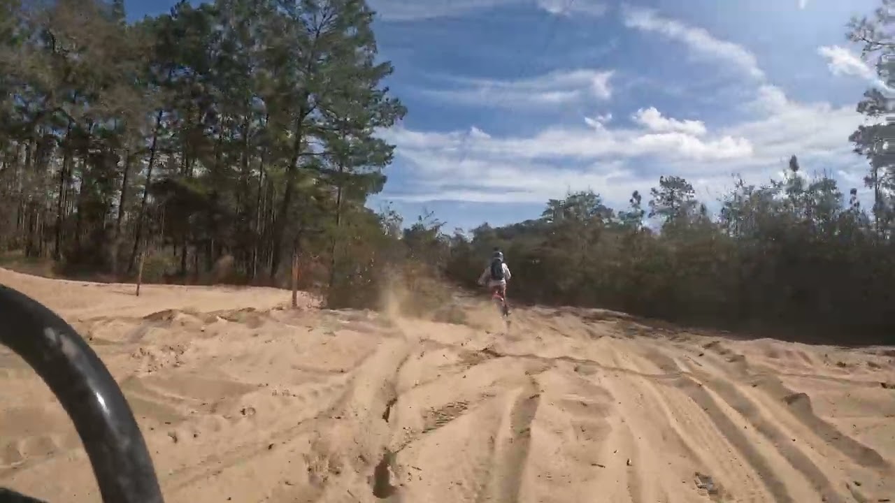 Running powerline trail in Ocala