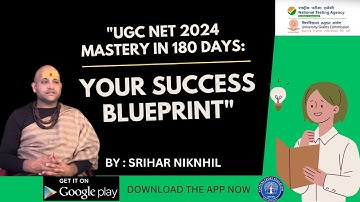 NTA-UGC-NET 2024 :MASTERY IN 180 DAYS ,YOUR SUCCESS BLUEPRINT.