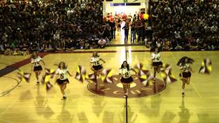 LCHS Flaggies Squad Homecoming Assembly Oct. 4, 2013