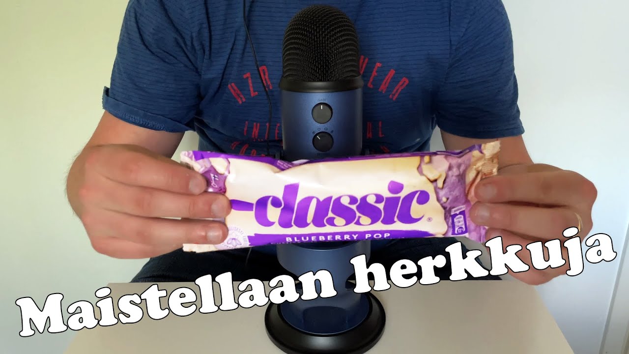 ASMR Suomi - Maistellaan herkkuja 🍦🍫🍪
