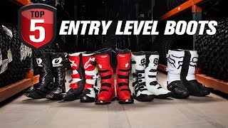 Top 5 Entry-Level Motocross Boots