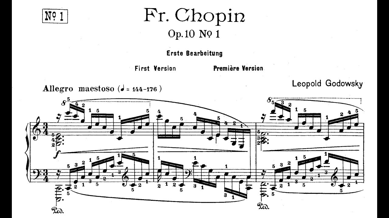 Godowsky: Studies on Chopin's Etudes, Op.10 (Stanhope) - YouTube
