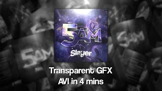 How to Make Transparent GFX AVI in 4mins
