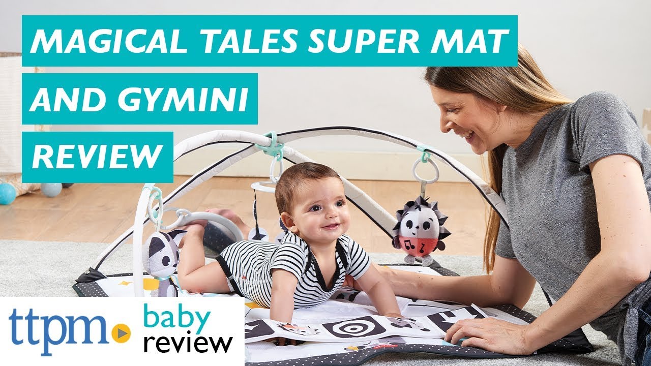 Tiny Love Magical Tales Super Mat, Black & White, One Size