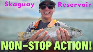 Non-Stop Kayak Fishing Action at Skaguay Reservoir!