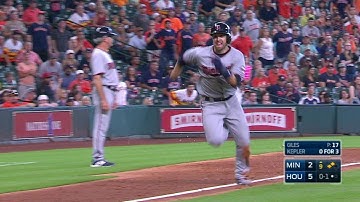 MIN@HOU: Kepler brings home Dozier with a sac fly