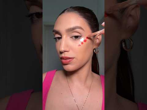 Sunset blush 😱💛🧡🩷 sem acreditar nessa trend!!! Gostaram? #makeup #makeuptutorial #trendmakeup