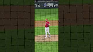 SSG 랜더스 우완투수 No.42 문승원 선수 게임 피칭 영상 x 2025 한국프로야구 현장체크