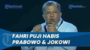 Fahri Hamzah Takjub dan Terharu sebab Hasil Quick Count 02 Unggul, Puji Jokowi dan Prabowo