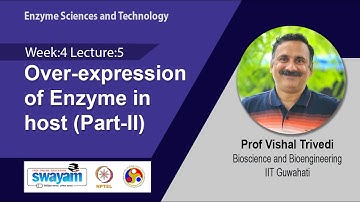 Lec 21: Over-expression of Enzyme in host (Part-II)