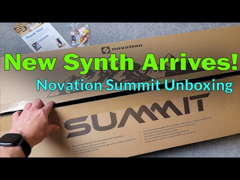 New Synth Arrives: Unboxing the Novation Summit