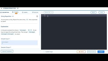 String Repetition 4 (coding practice -  1F) #pythonhelloworld #ccbp4