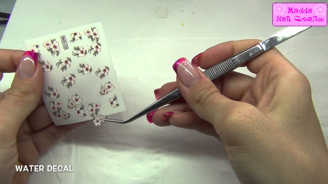 Water decal nella ricostruzione e semipermanente || Madda.fashion