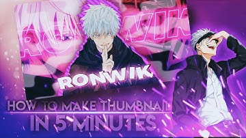 How To Make Thumbnail in 5 Minutes || Alight Motion || 【 𝘼𝙈𝙑 𝙀𝘿𝙄𝙏𝙎 】