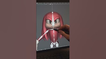 Sculpting Knuckles in Blender in 1 Minute #Shorts