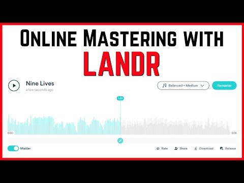 How to master your songs online with LANDR