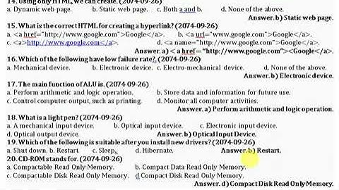 PSC, 5th Level 2074-09-26 Computer Operator #2074 #Quiz #computeroperator #asstcomputeroperator #mcq