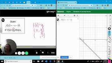 Using Desmos for Function Notation