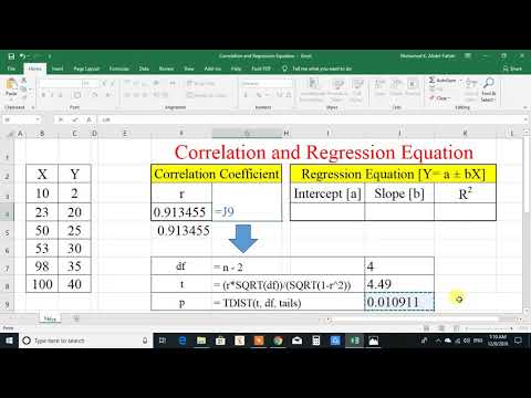 فيديو: كيف ترسم خط الانحدار في Excel؟