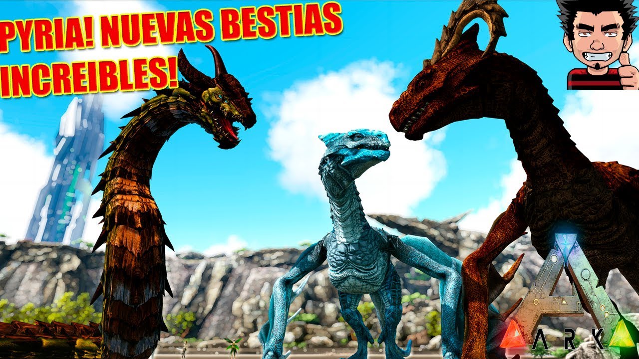 CRIATURAS EPICAS NUEVOS WYVERN SERPIENTE GIGANTE! PYRIA MOD ARK ...
