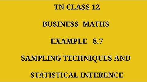 TN 12th Business maths chapter 8 example 8.7