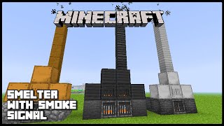 Minecraft Redstone Smelter with Smoke Signal Tutorial