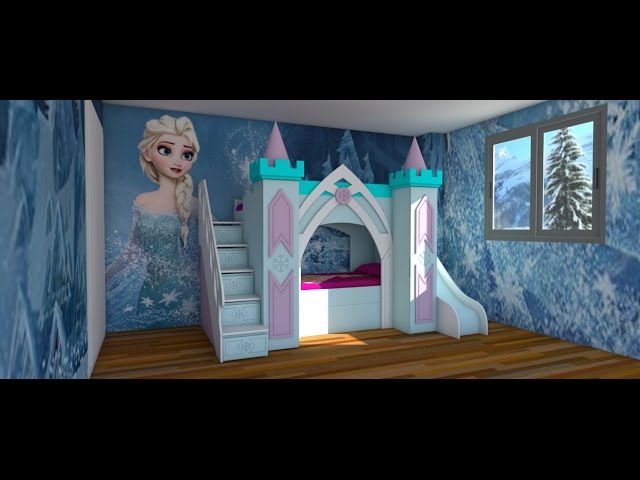 elsa castle bed