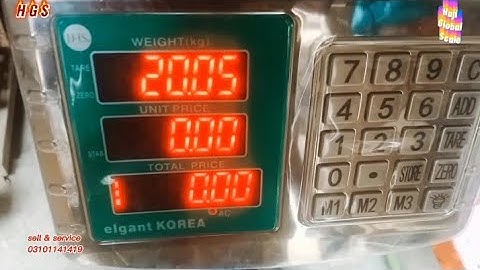 how to calibration elgant korea weight scale in sindhi💯 weight machine ka wazan kaise set karen