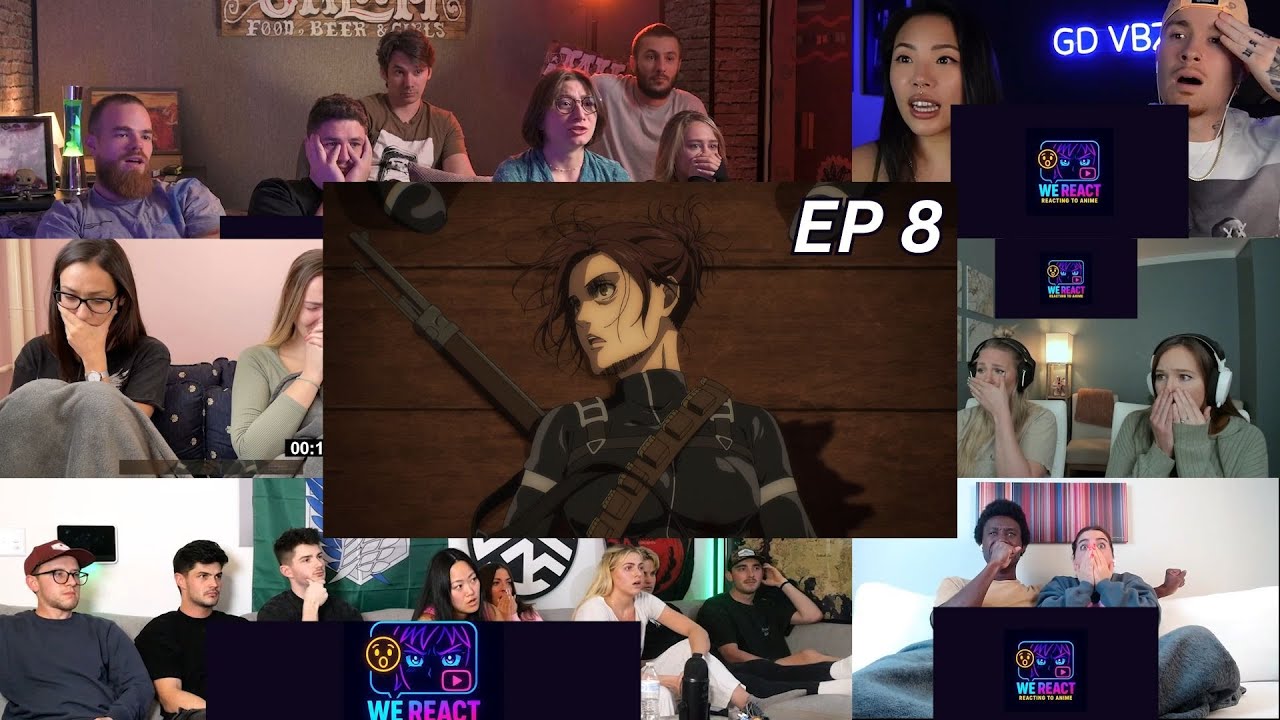 Attack on Titan Season 04 Episode 08 | Reaction Mashup 