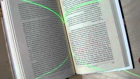 Laser-based Book Dewarping Update