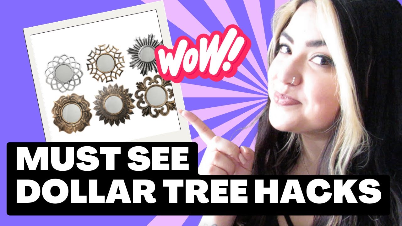 MUST SEE DOLLAR TREE DIY HACKS USING MIRRORS & FRAMES THAT ACTUALLY LOOK  HIGH END /THAT YOU CAN USE! 